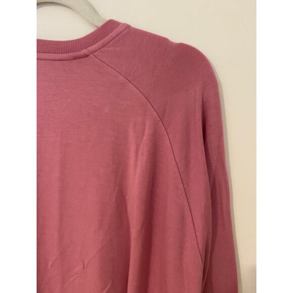 NWT Athleta Mindset Sweatshirt 2X $69 Soft Comfortable Long Sleeve Top Pink - Picture 7 of 7